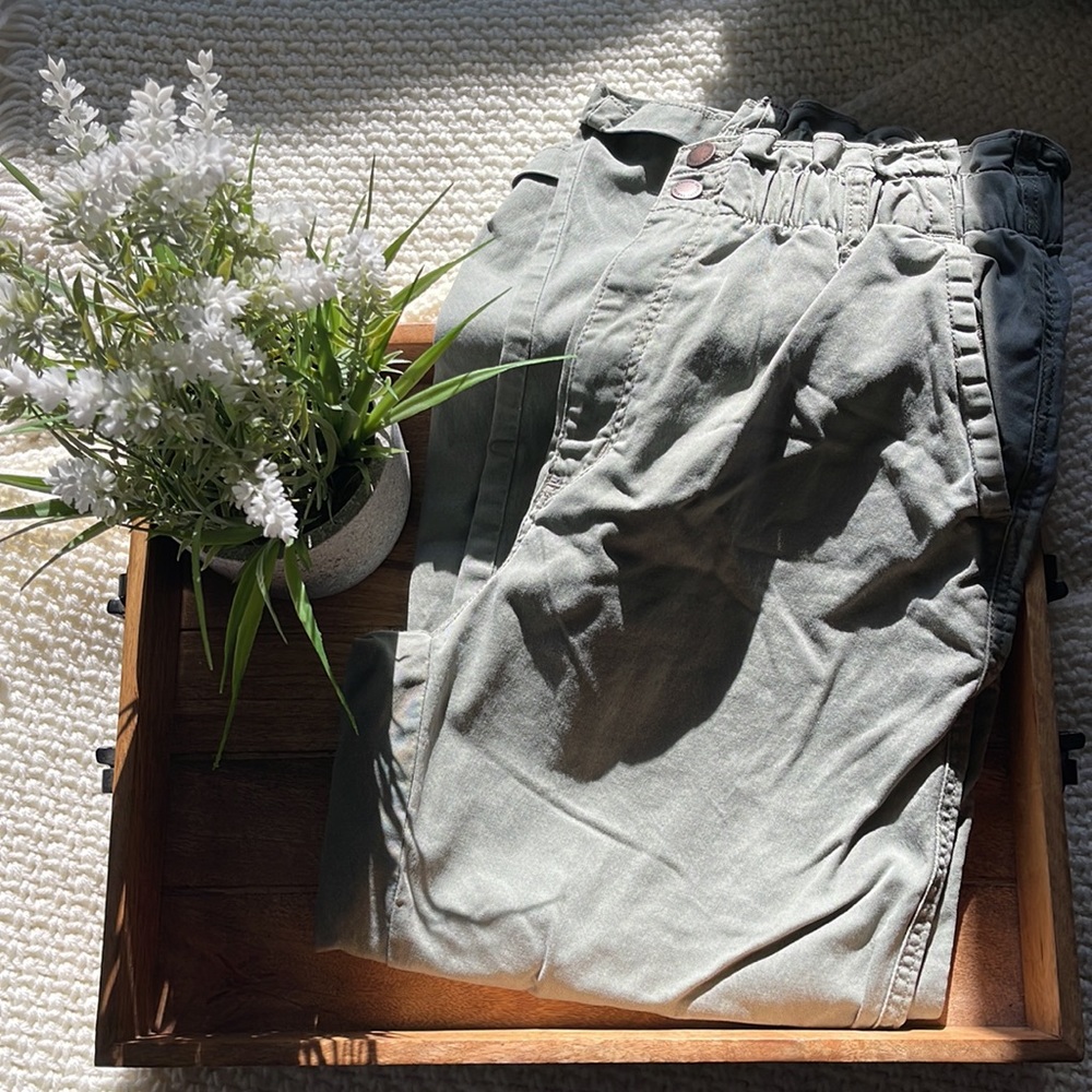 Olive green pants